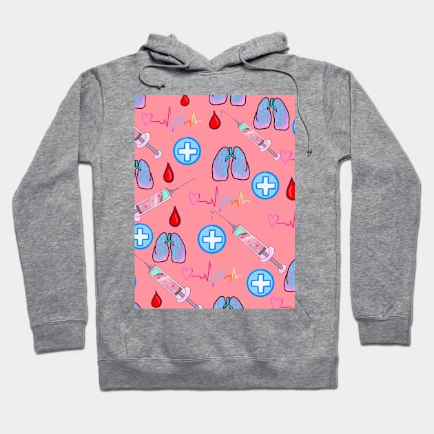 Kawaii Medical- Pink Hoodie by SturgesC